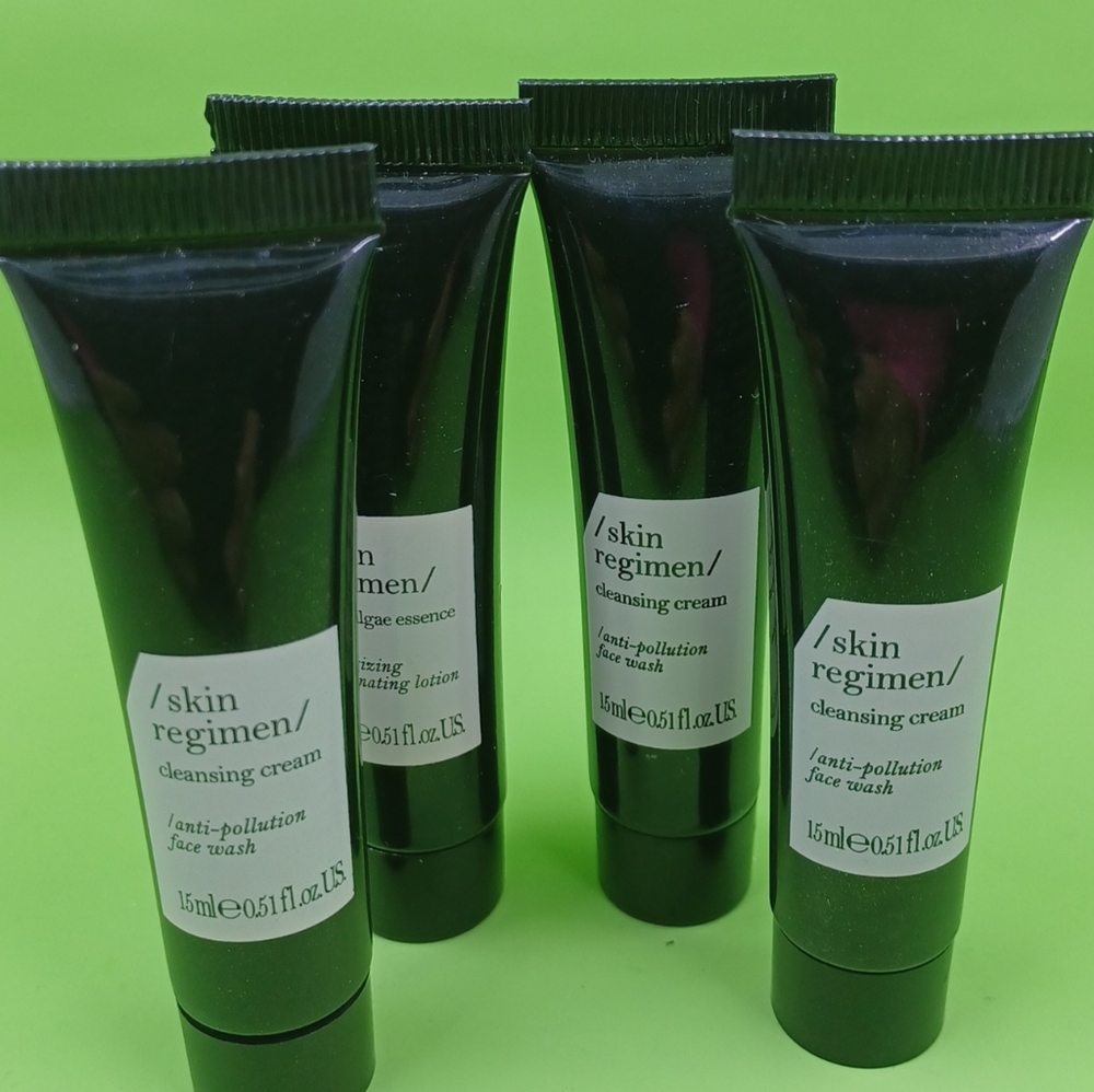 4 Skin Regimen Cleansing Cream  Face wash. 15ml Ea
